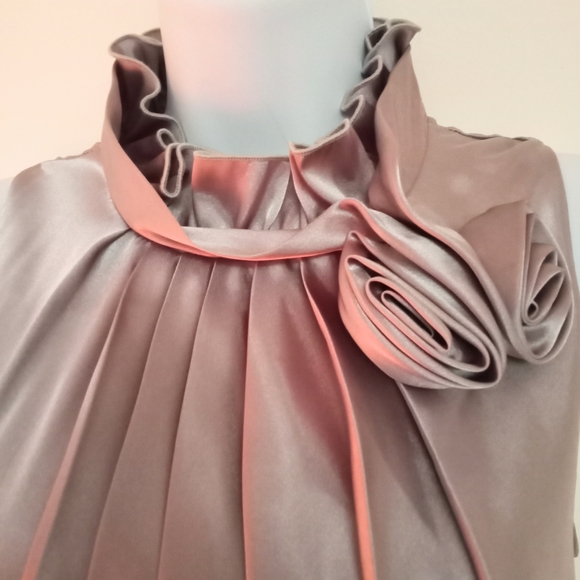 NWT🎁FREE GIFT INCLUDED🎁 Cocktail Dress Roses Stretchable Midi Sleeveless - Picture 7 of 15